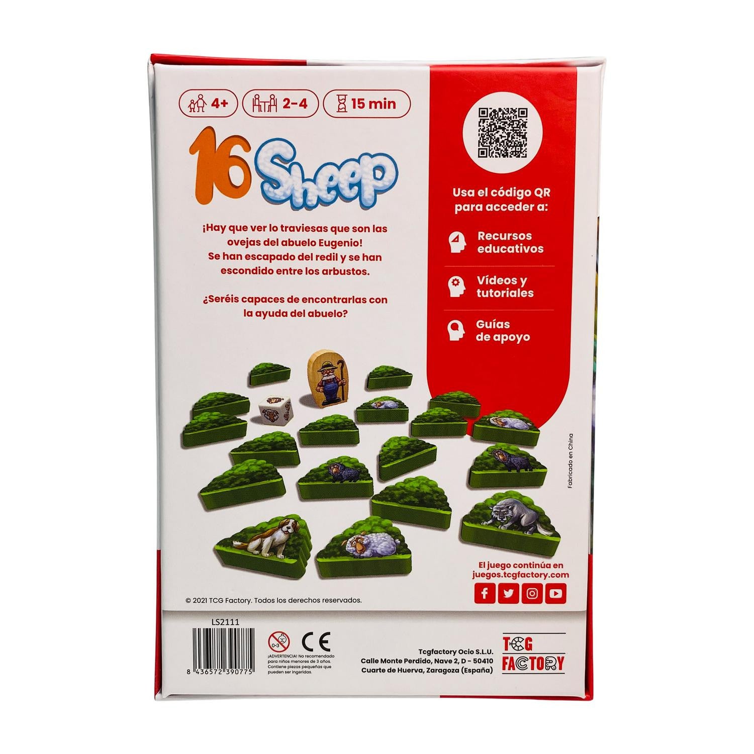 16 Sheep en español