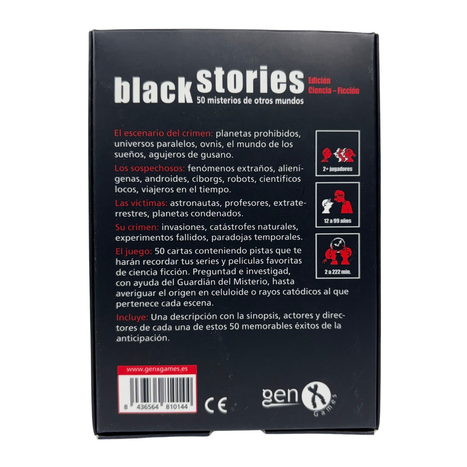 Black Stories Ciencia Ficcion