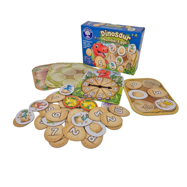 Dinosaur Number Eggs