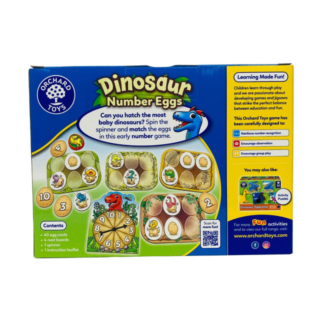 Dinosaur Number Eggs