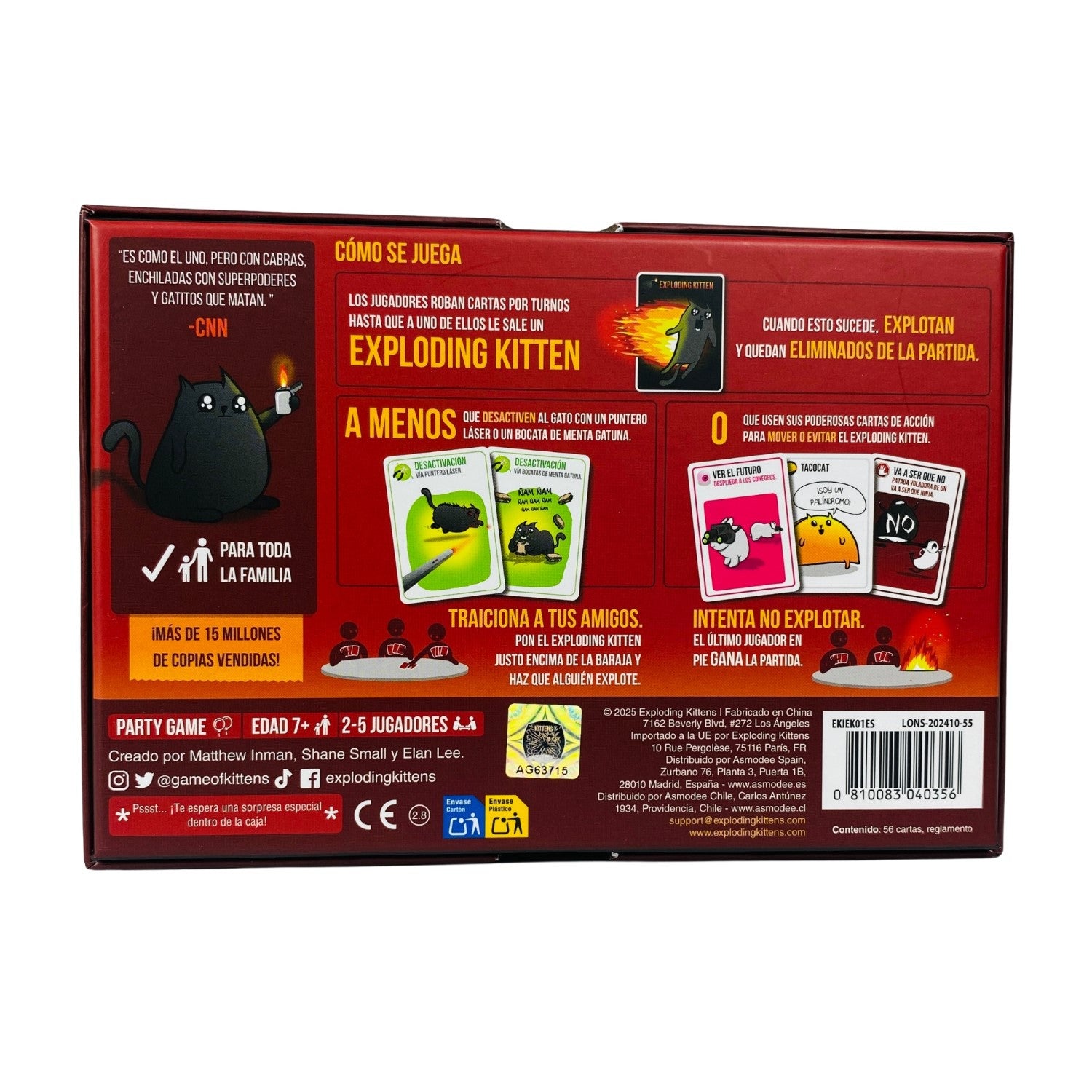 Exploding Kittens en español