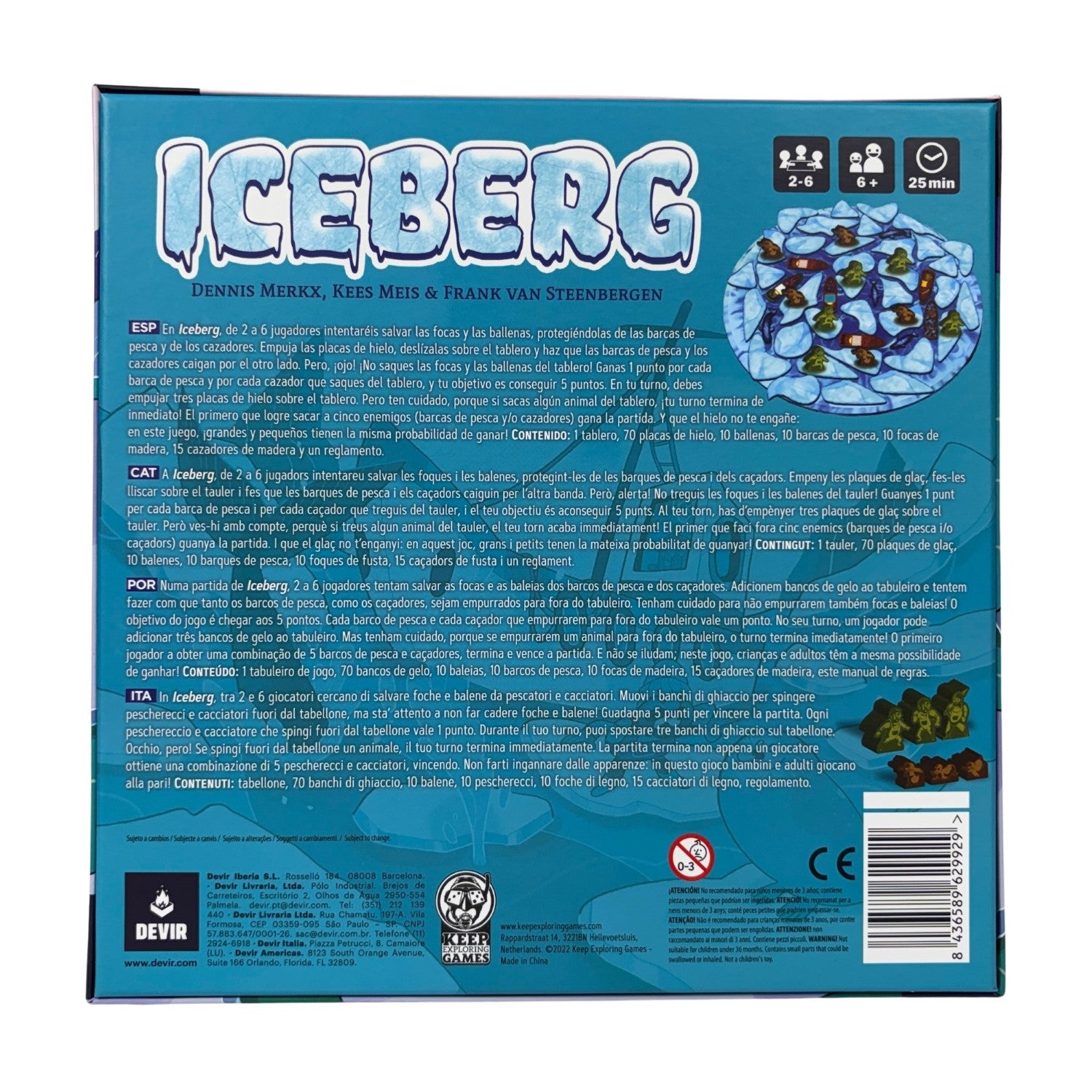 Iceberg en español