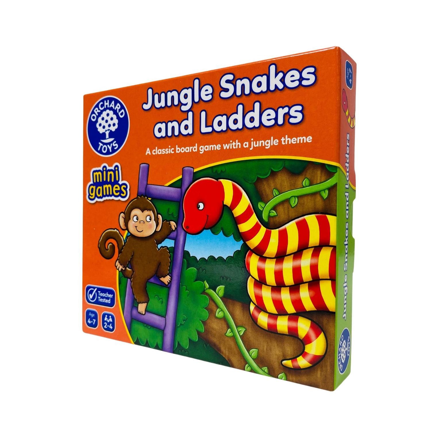 Jungle Snakes and Ladders Mini Game