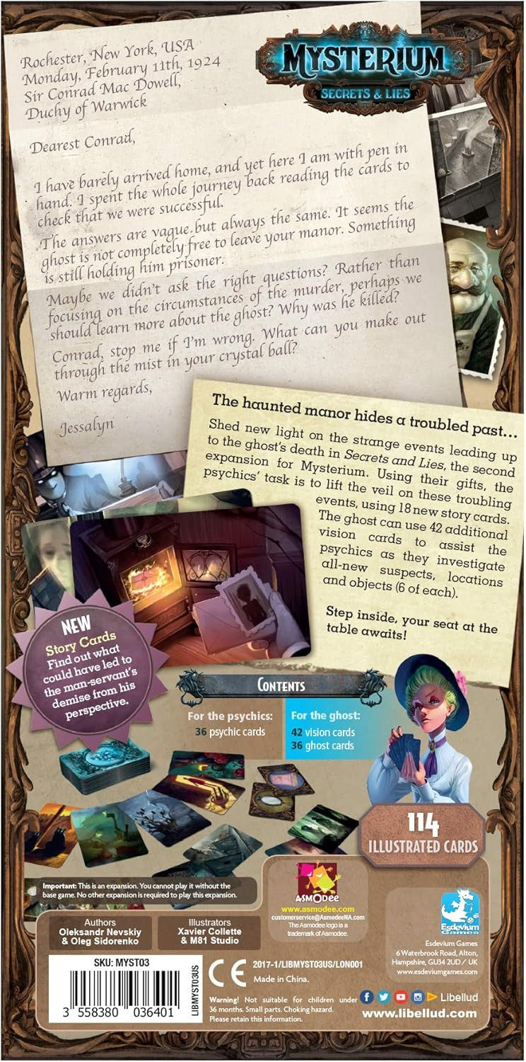 Mysterium Secrets & Lies en español