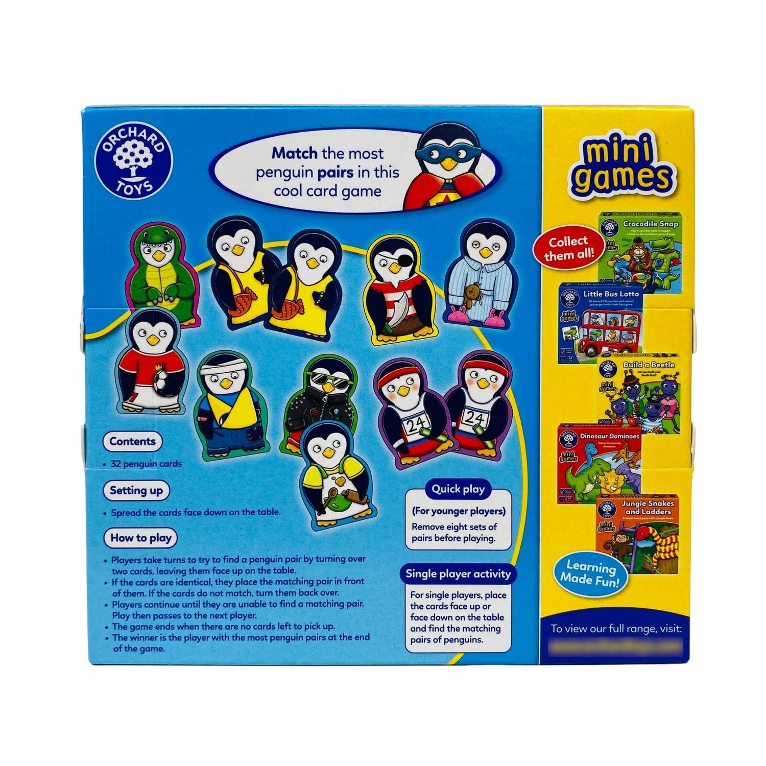 Penguin Pairs Mini Game