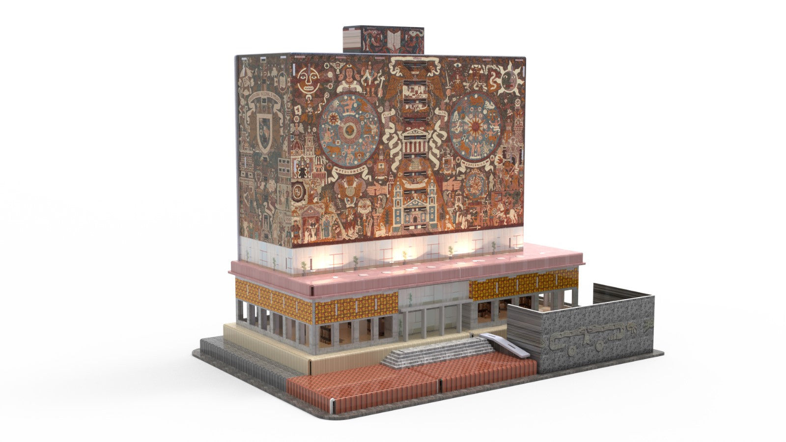Rompecabezas 3D Biblioteca Central UNAM