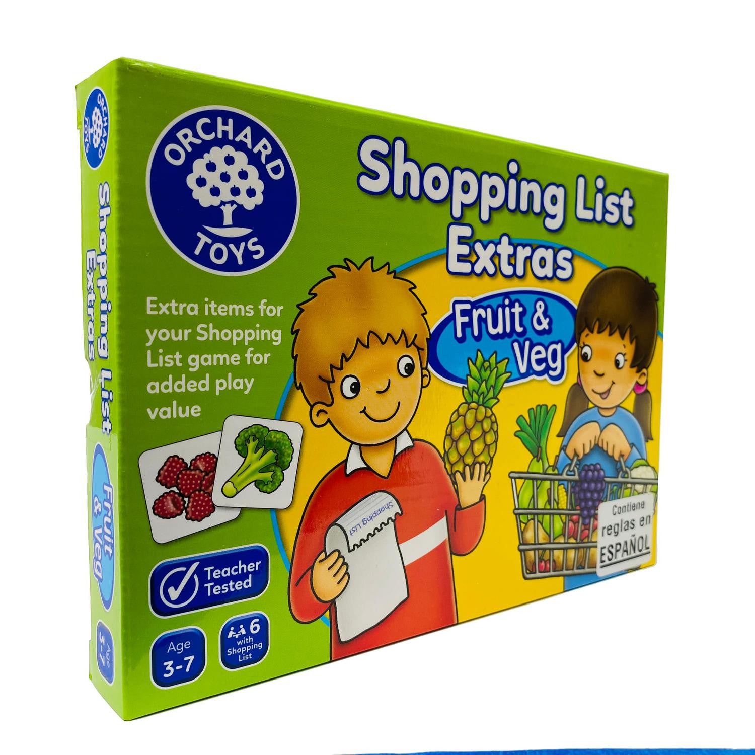 Shopping List Extras Fruit and Veg