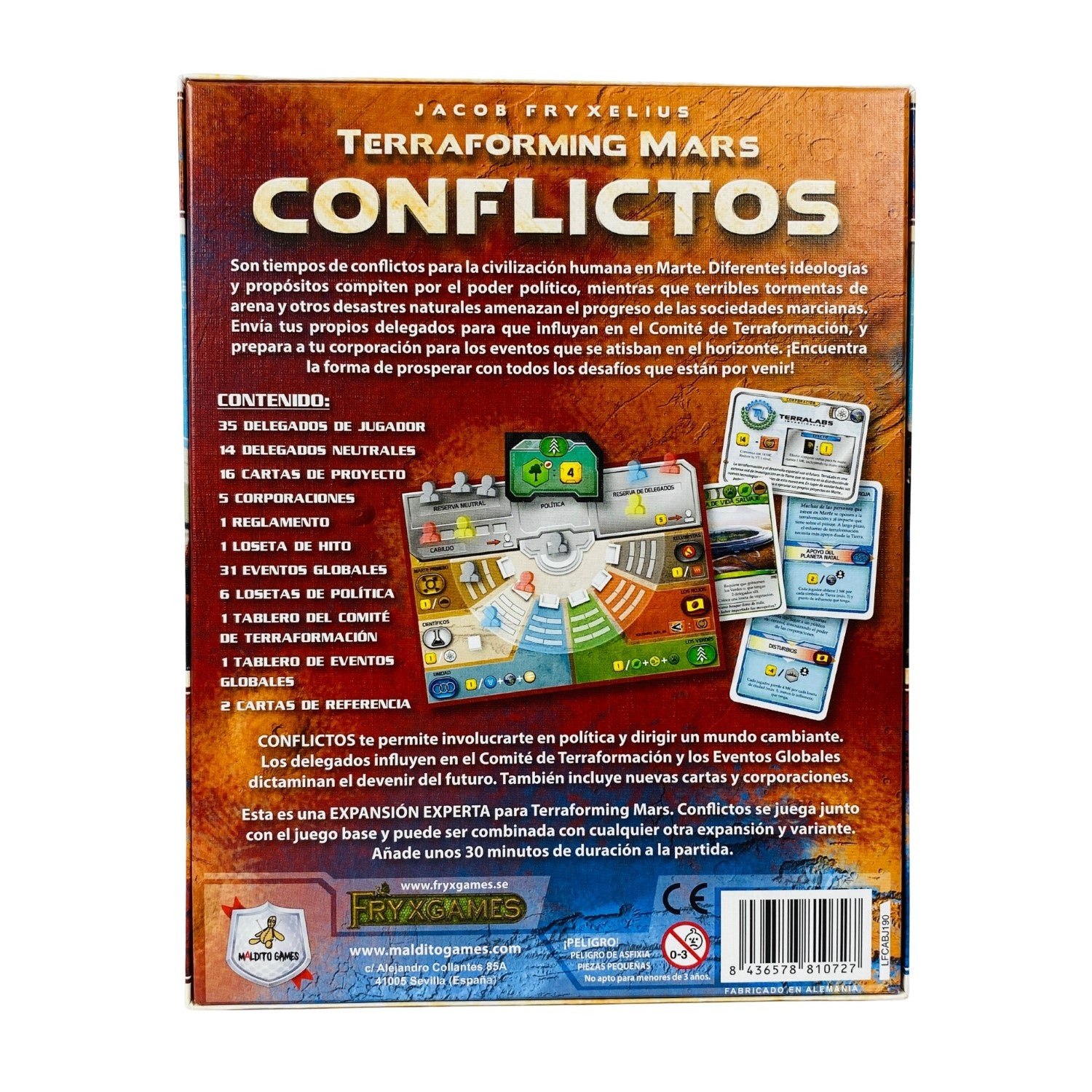 Terraforming Mars Conflictos