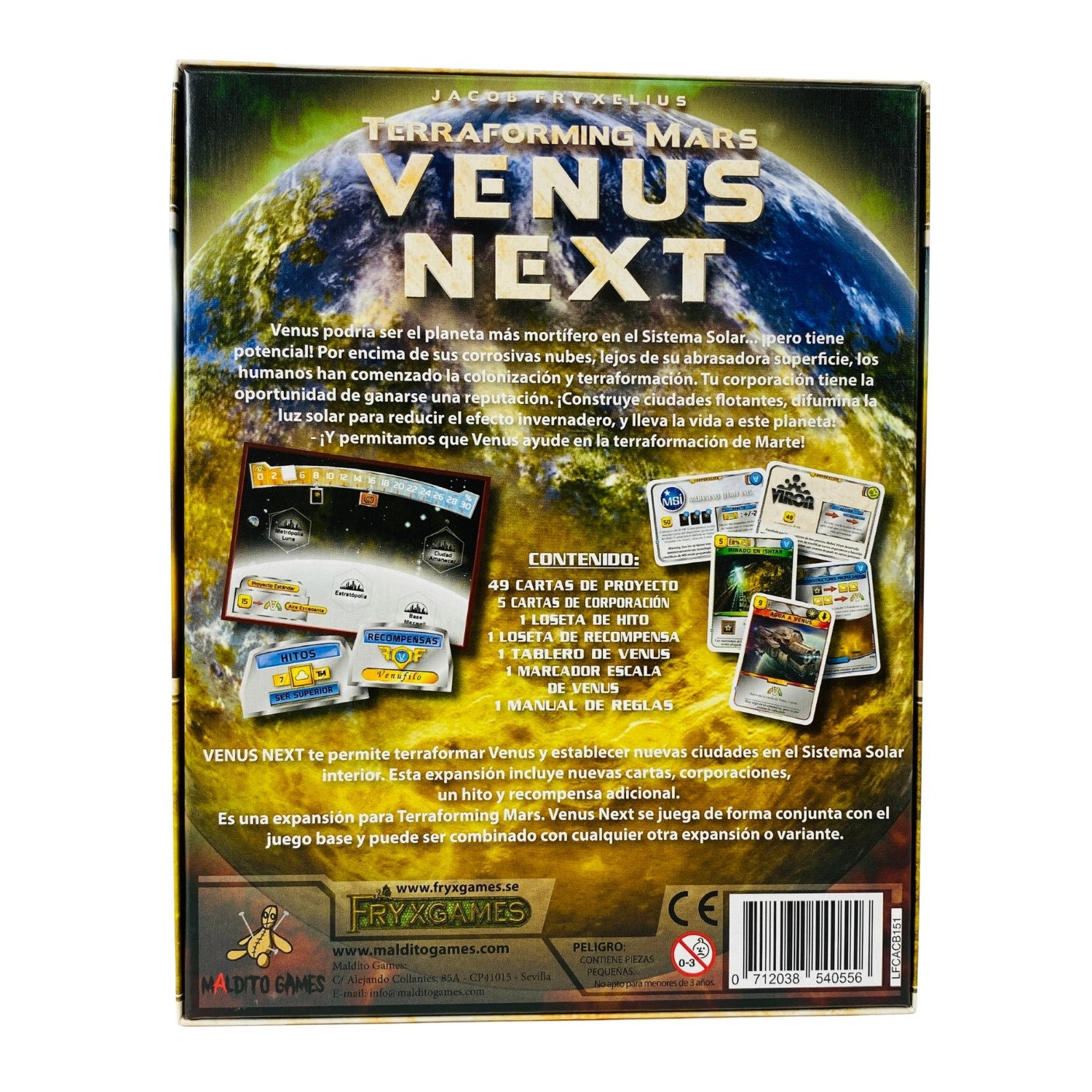 Terraforming Mars Venus Next
