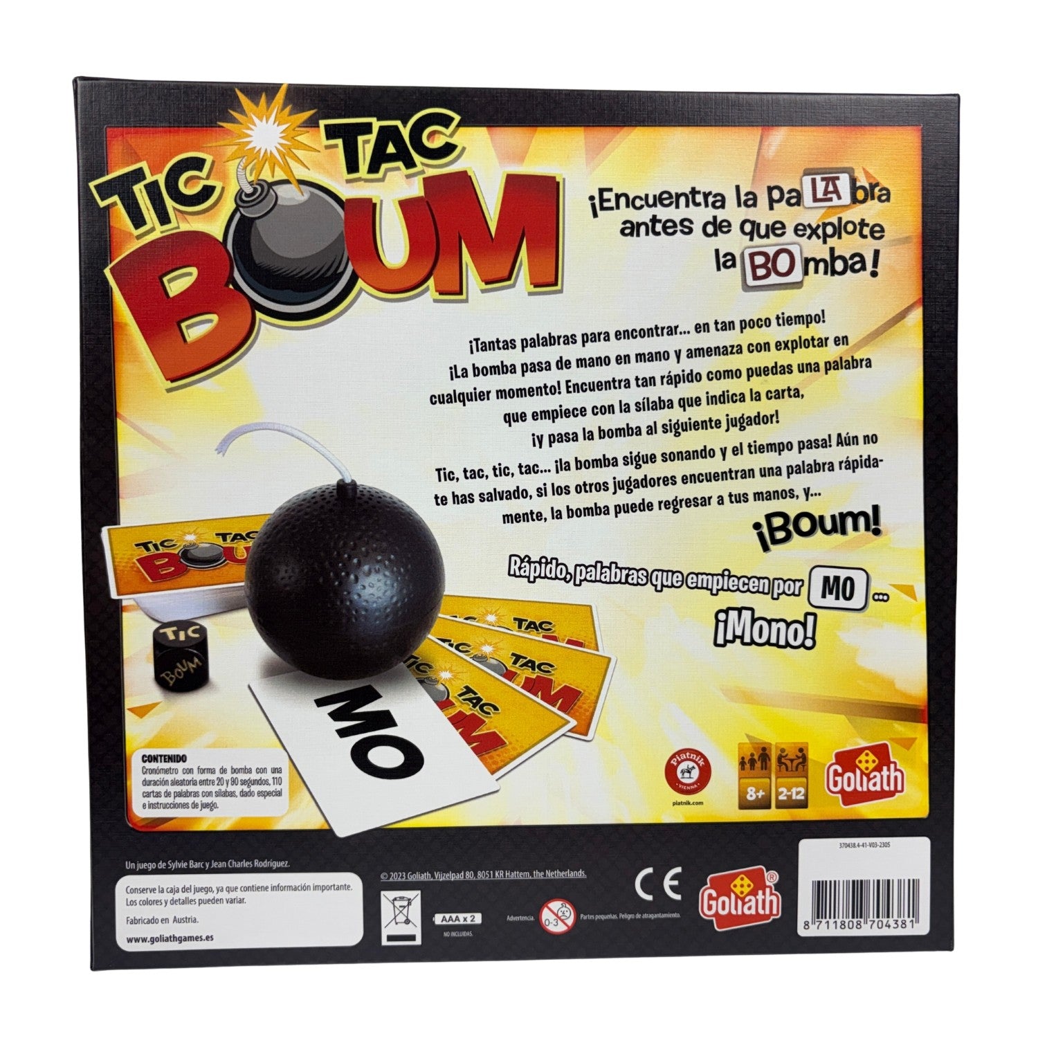 Tic Tac Boum en español