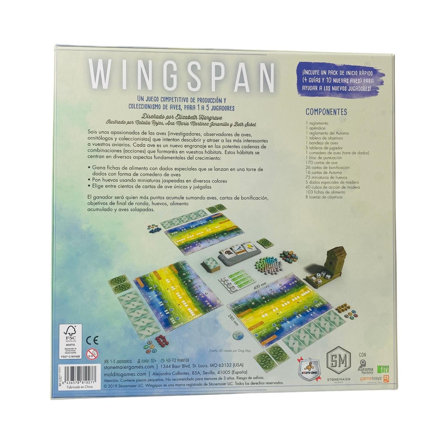 Wingspan en español