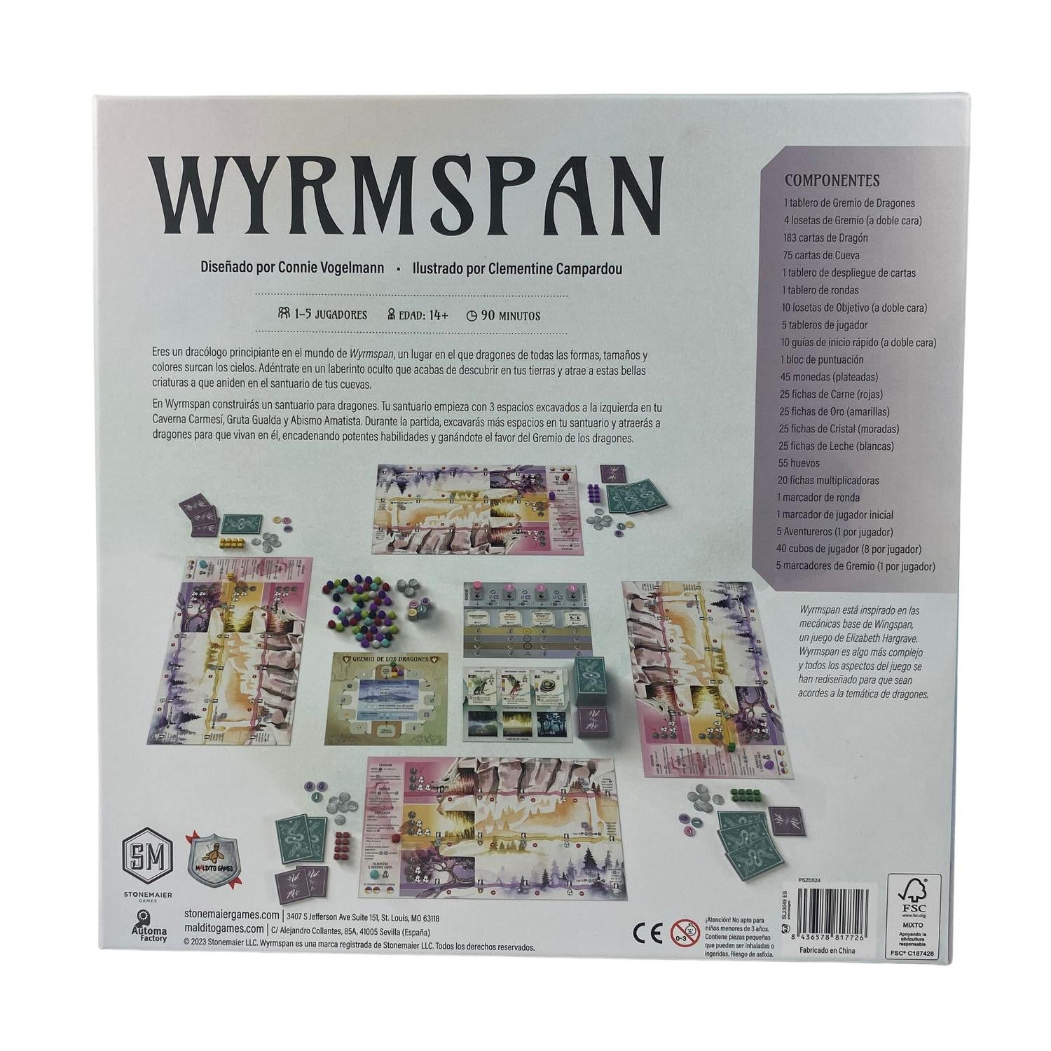 Wyrmspan en español